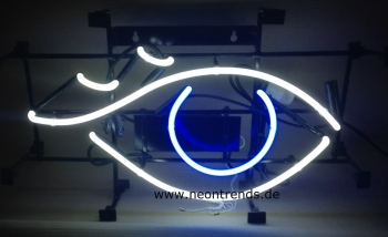 Eye Auge neon sign light signs Reklame Neonreklame Neonschild
