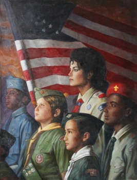 King of Pop Michael Jackson Gemälde Ölgemälde Malerei