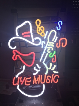 Country Live Musik Cowboy Neonreklame neon signs Leuchtreklame