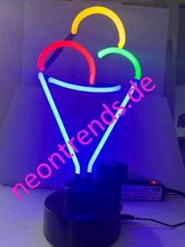 Eis Ice cream Neonreklame Neonleuchte Softeis Neon sign neu