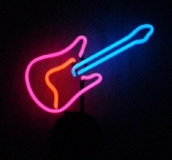 Gitarre Neonreklame neon sign Tables Neonleuchte Guitar signs