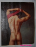akt Gemälde Mann beim anziehen auf Canvas gay Ölgemälde