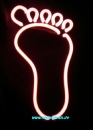 Fuß Neonleuchte neon sign Kosmetik Massage Foot Neonwerbung