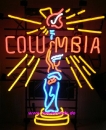 Neonreklame Columbia Movie Film neon signs