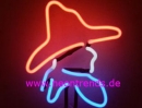 Cowboy Neonleuchte Neon signs Wild West Salon Neonschild news
